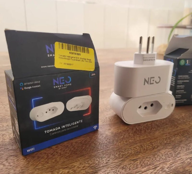 Tomada Inteligente Smart Wi-fi 2.4 Ghz 20a 110v/220v