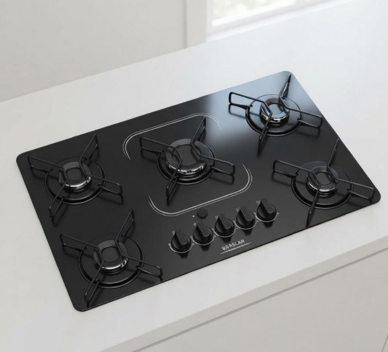 Fogão Cooktop a gás Braslar 5 bocas