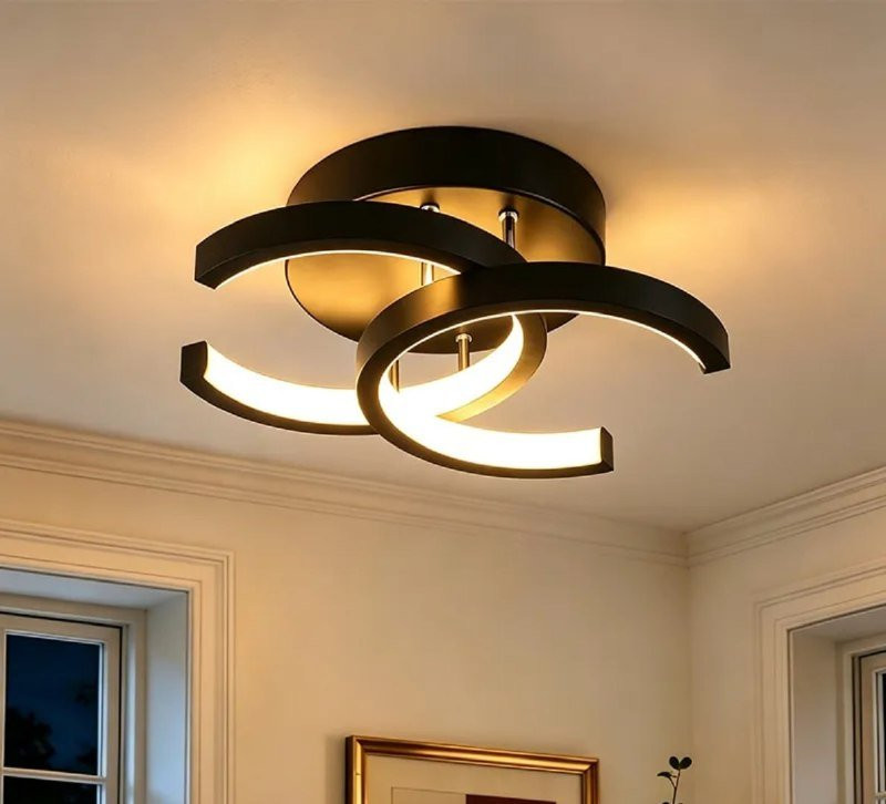 Luminária De Teto Moderna Led 3 Em 1