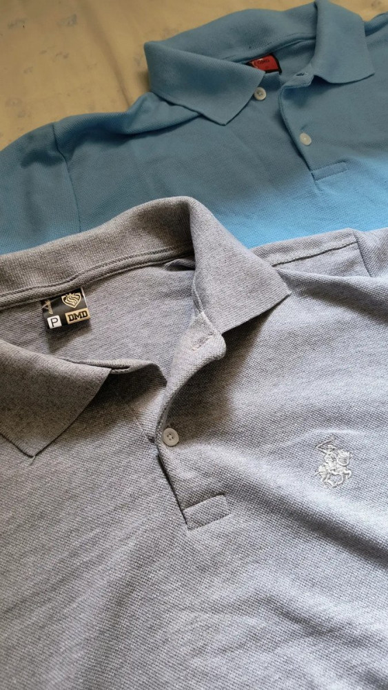 Kit 2 Camisas Polo Piquet Masculina Casual