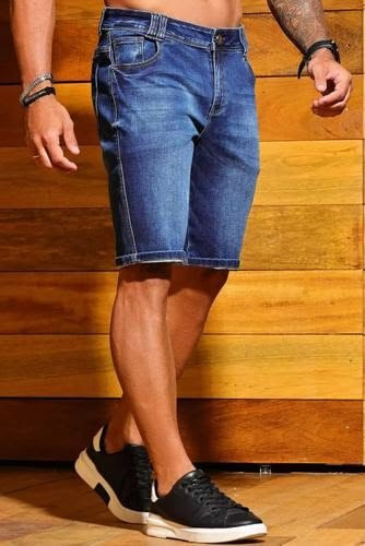 Kit 3 Bermudas Jeans Masculina
