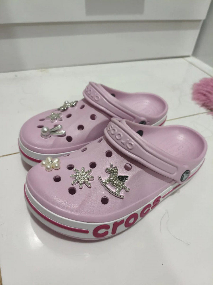 Sandália Crocs Bayaband Clog Ballerina Pink