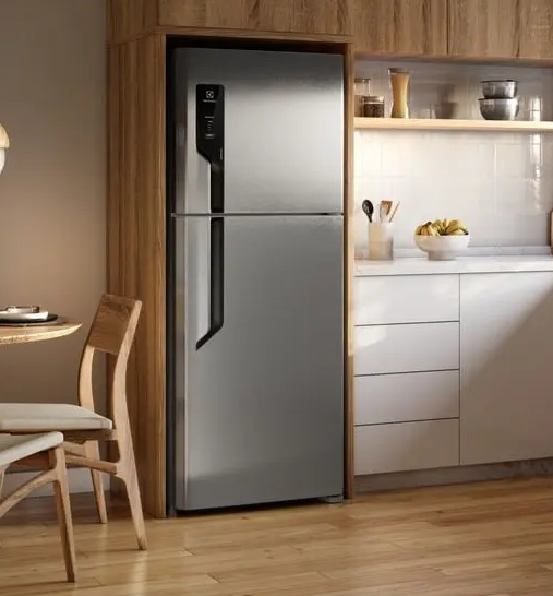 Geladeira Electrolux Frost Free 431L Inox