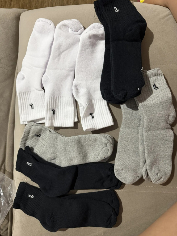 Kit 10 Pares Meia Lupo Masculina Cano Médio