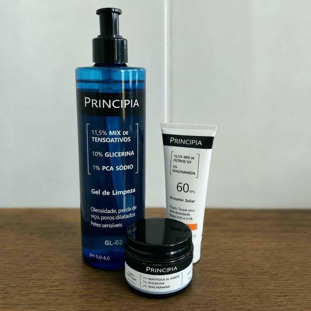 Principia Kit Completo Para Pele Sensível FPS 60