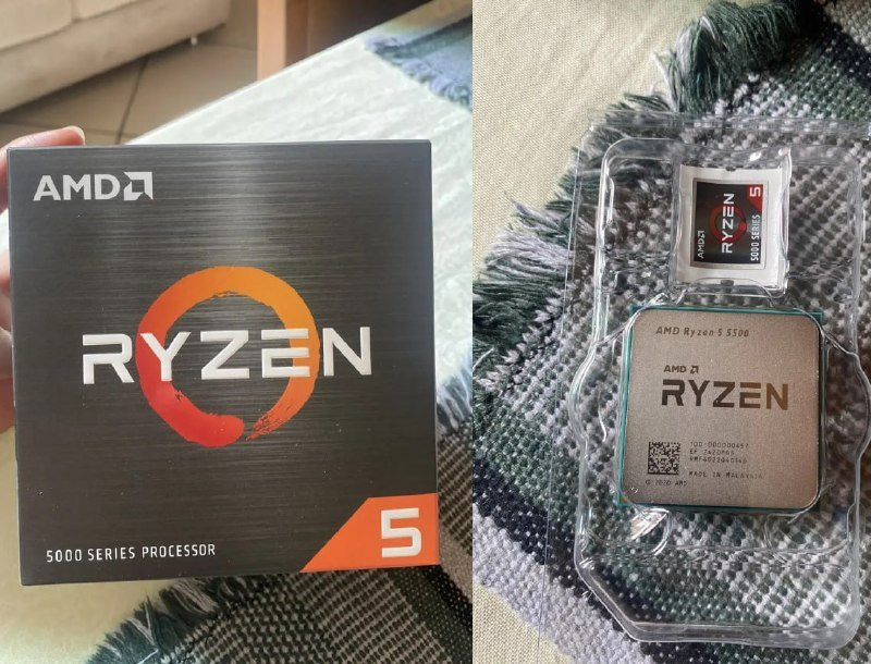 Processador AMD Ryzen 5 5500 3.6GHz (4.2GHz Turbo) AM4