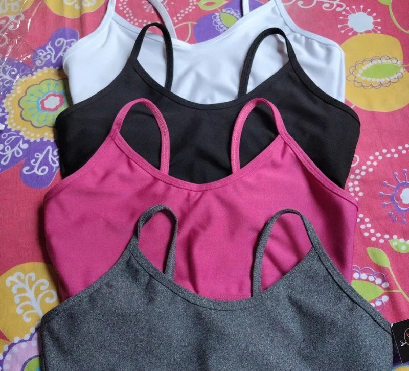 Kit 4 Tops Sem Bojo Fitness