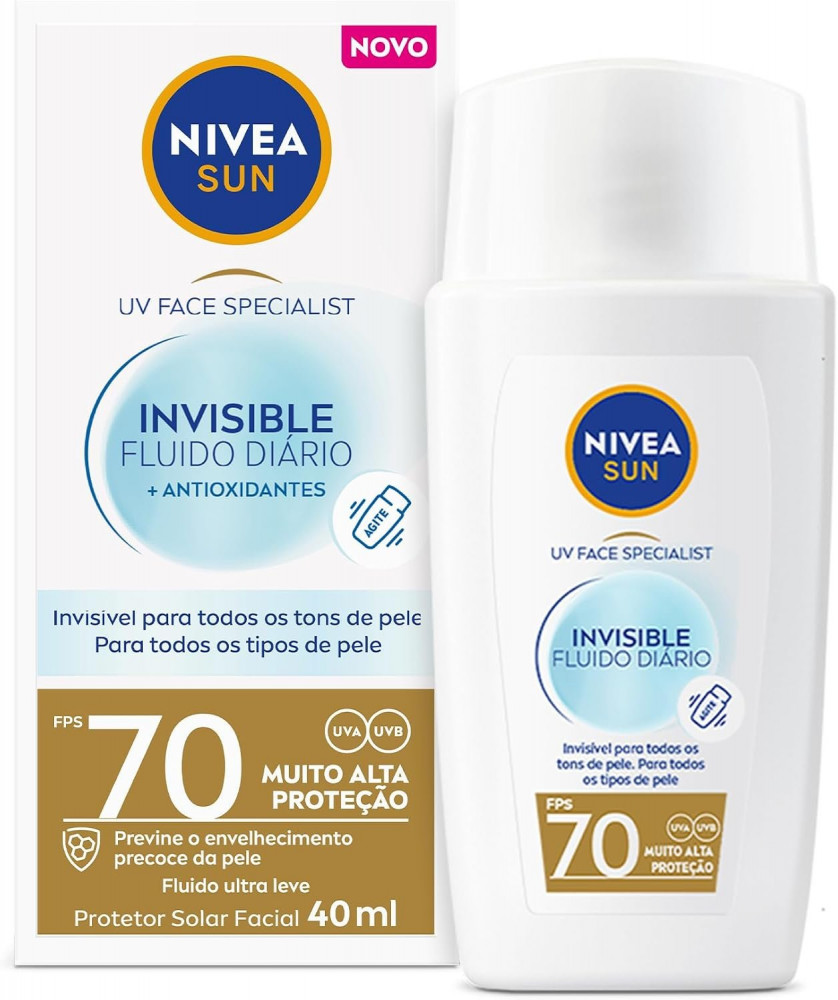 NIVEA SUN Protetor Solar Facial FPS 70 40ml