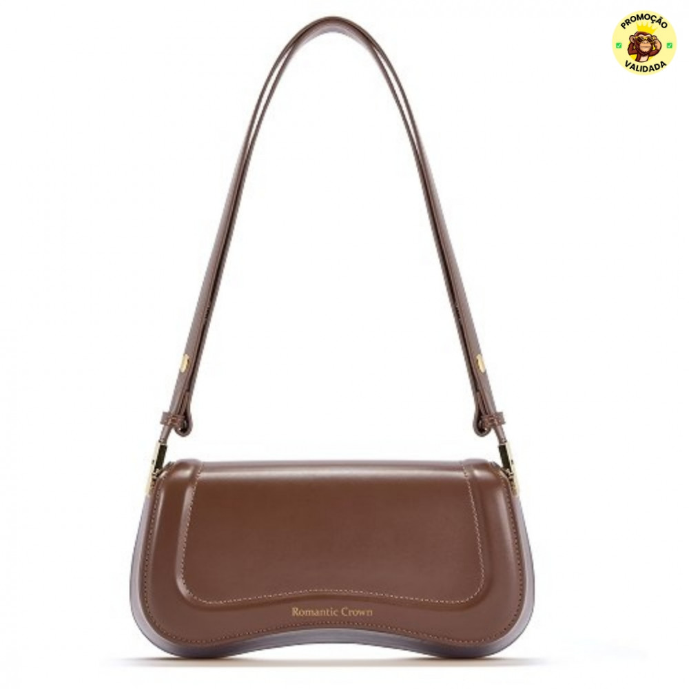 Romantic Crown Bolsa Feminina Ombro Pequenas Transversal Couro Impermeável