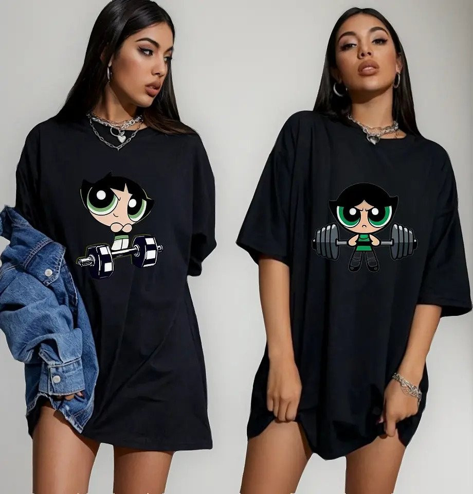 Kit 2 Camiseta Oversized Feminina Treino