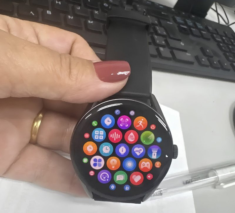 Relógio Smartwatch Qcy Gt S8 Tela Amoled Bluetooth