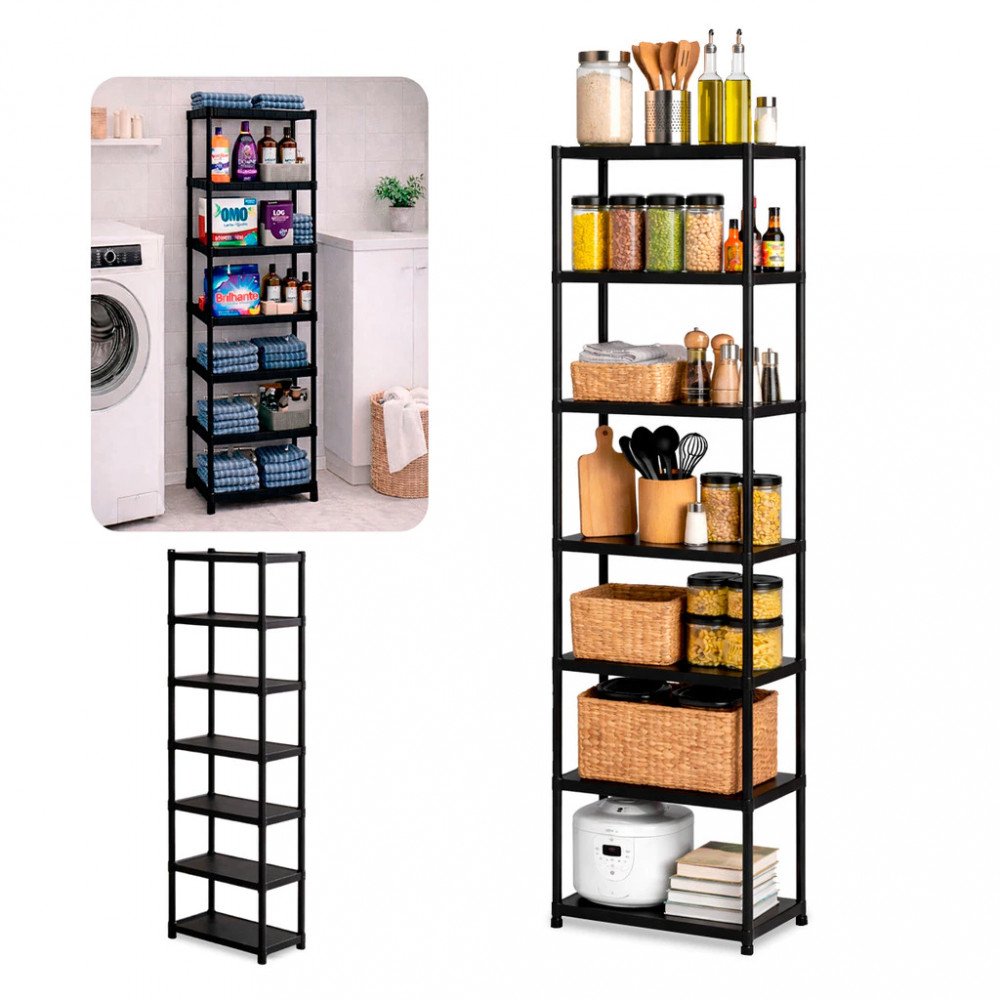 Estante Modular 7 Andares Plástico Desmontável