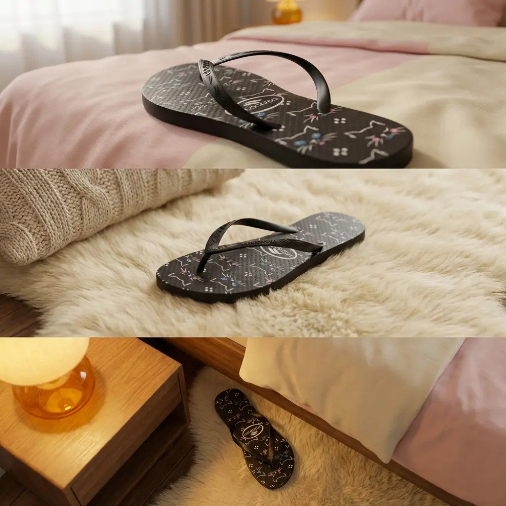 Kit 2 Pares Chinelo Feminino Estampado