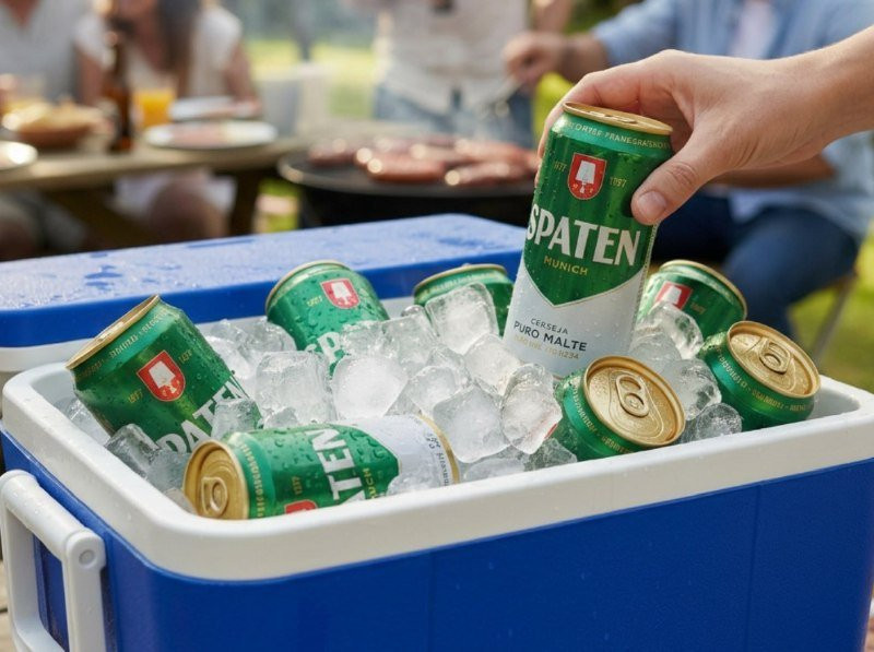 Pack Cerveja Spaten Puro Malte Lata 350ml - 12 Unidades