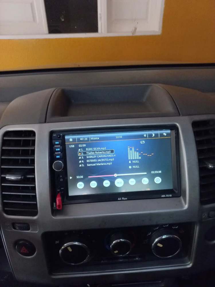 Central Multimídia Touch Mp5 2din Bluetooth Preto