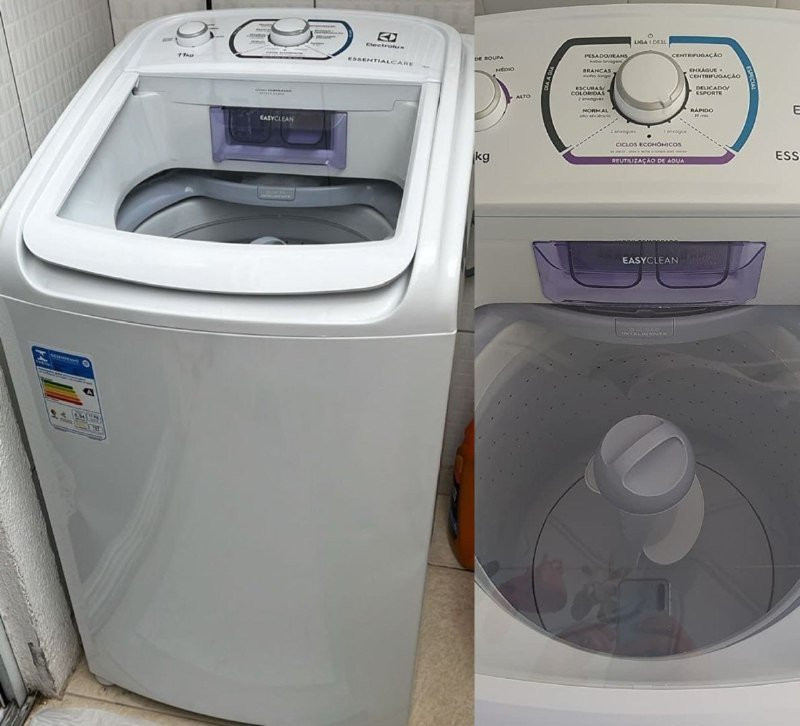 Máquina de Lavar Electrolux 11kg Essential Care Easy Clean Filtro Fiapos