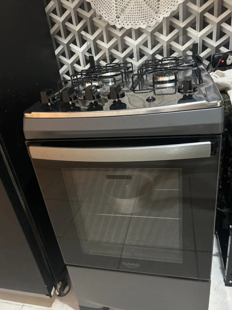 Fogão 4 Bocas Dako Supreme Mesa Inox Bivolt