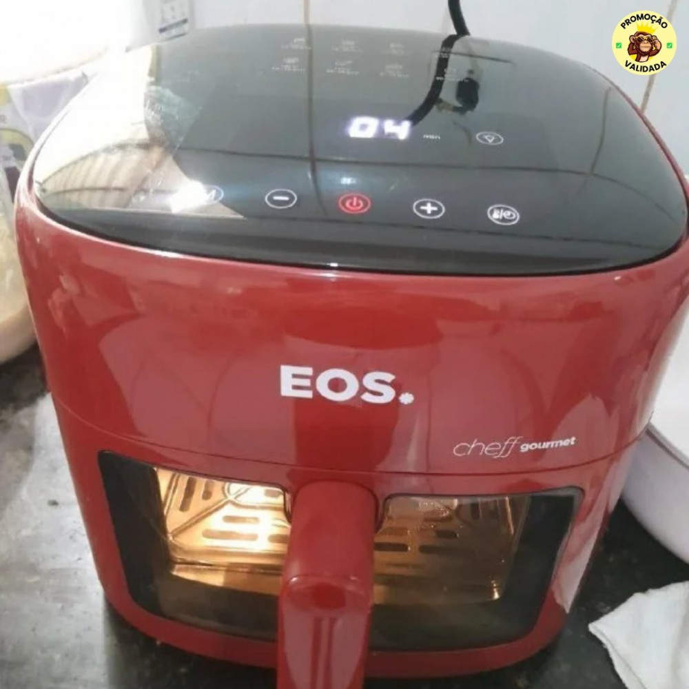🍟 Fritadeira Sem Óleo Air Fryer Eos Chef Gourmet 6.2 Litros