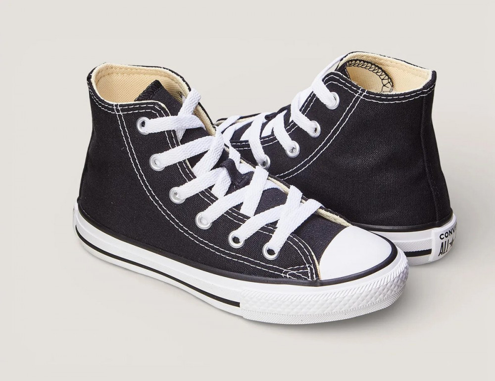 Chuck Taylor All Star Infantil Tecido Preto 27 BR