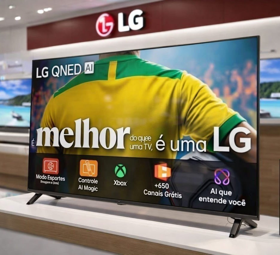 Smart TV 50 LG QNED73 4K WebOS25 Upscale Cast