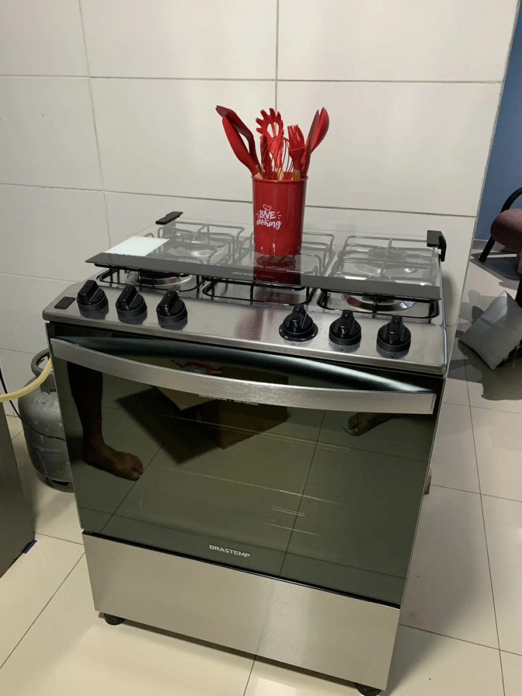 Fogão Brastemp BFS5NCR Inox Gás